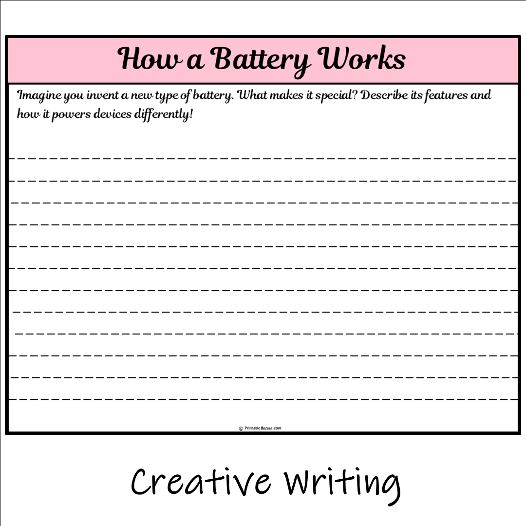 How a Battery Works | Main Idea and Supporting Details Reading Passage and Questions