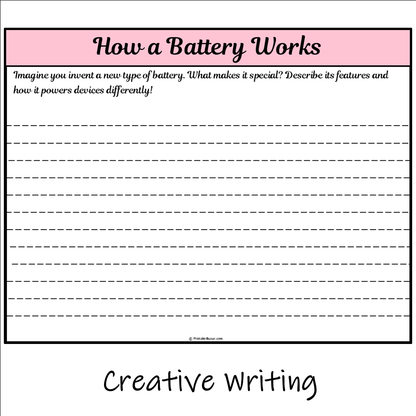 How a Battery Works | Main Idea and Supporting Details Reading Passage and Questions