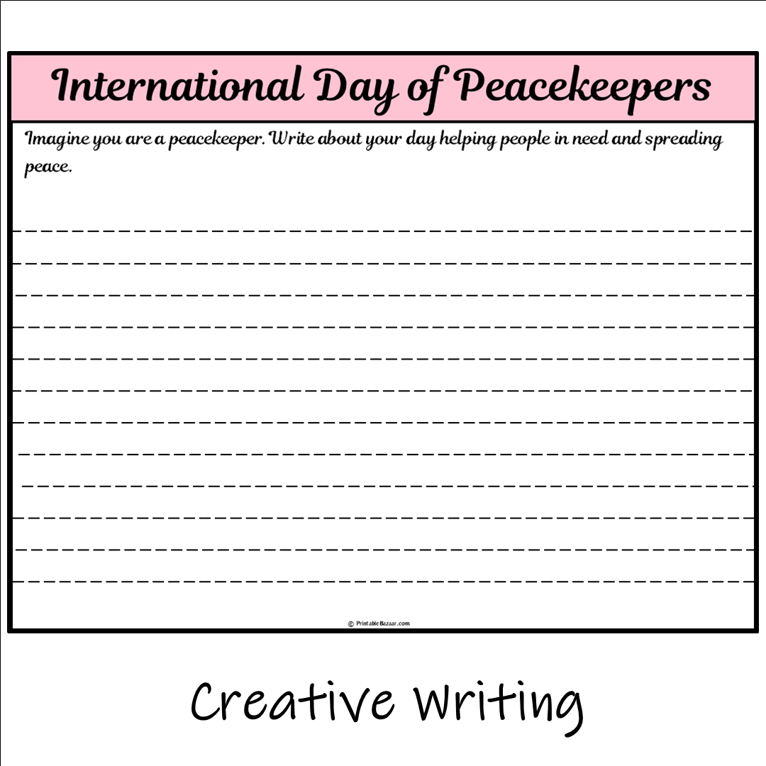 International Day of Peacekeepers | Main Idea and Supporting Details Reading Passage and Questions
