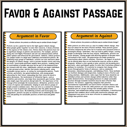 Climate activism: Are protests an effective way to combat climate change? | Debate Case Study Worksheet