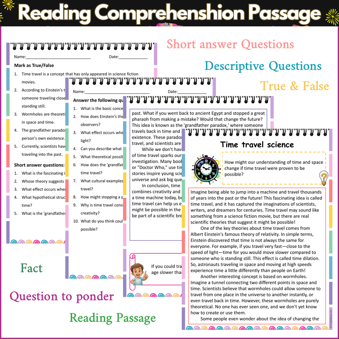 Time travel science | Reading Comprehension Passage and Questions