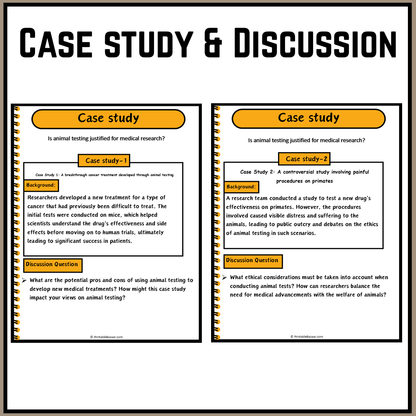 Is animal testing justified for medical research? | Debate Case Study Worksheet