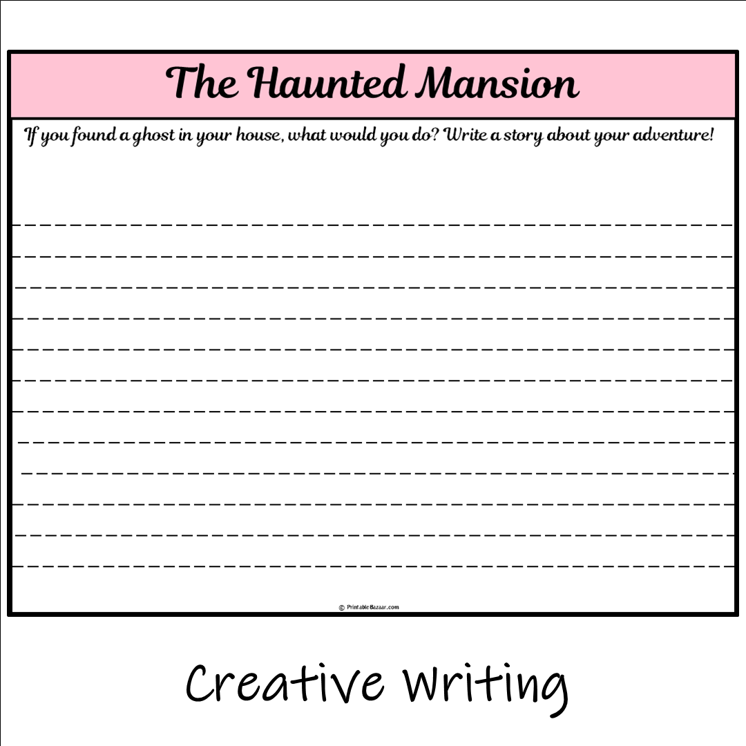 The Haunted Mansion | Main Idea and Supporting Details Reading Passage and Questions