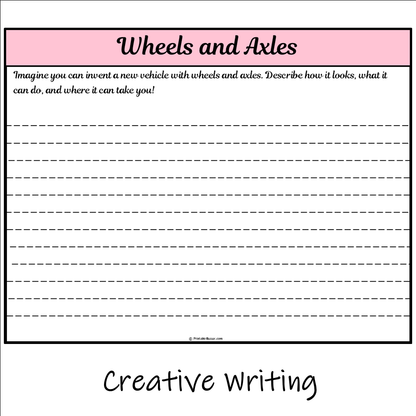 Wheels and Axles | Main Idea and Supporting Details Reading Passage and Questions