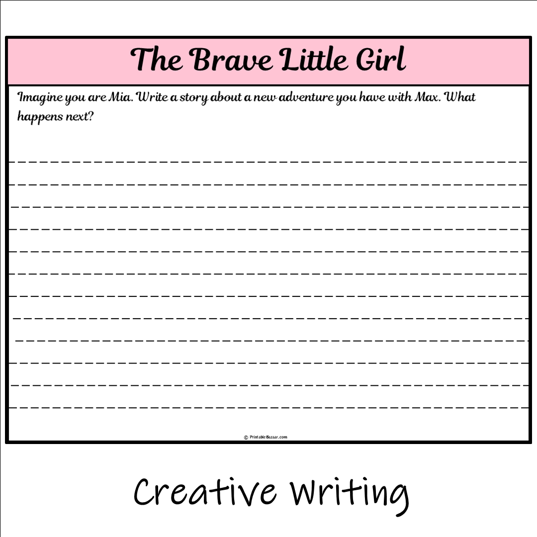 The Brave Little Girl | Main Idea and Supporting Details Reading Passage and Questions