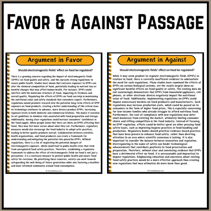 Should electromagnetic fields' effect on food be regulated? | Debate Case Study Worksheet