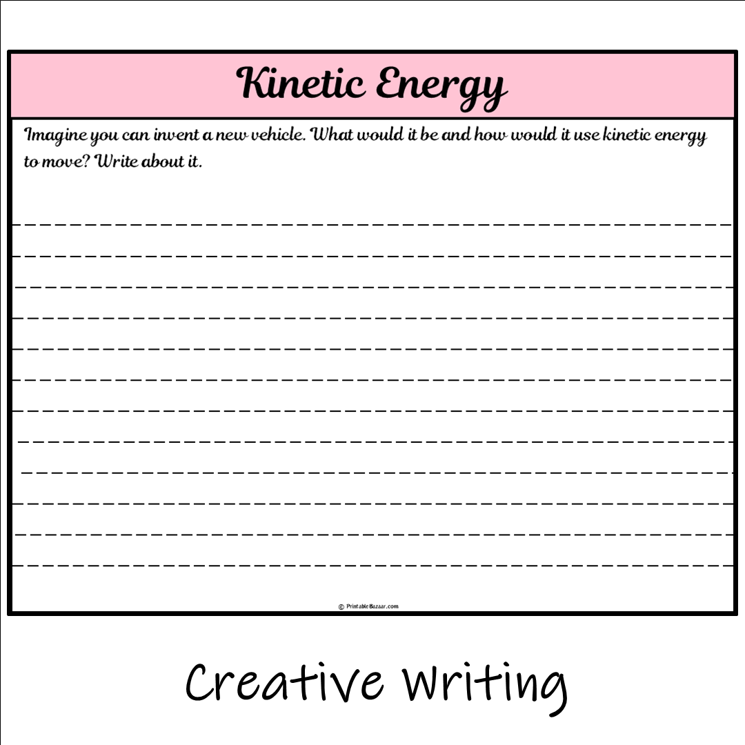 Kinetic Energy | Main Idea and Supporting Details Reading Passage and Questions