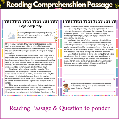 Edge Computing | Reading Comprehension Passage and Questions