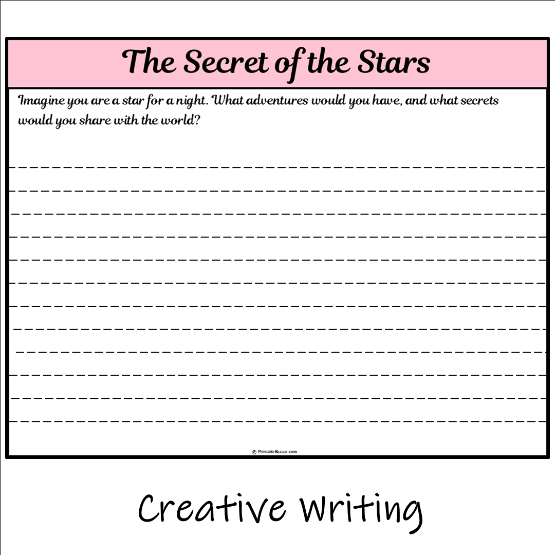 The Secret of the Stars | Main Idea and Supporting Details Reading Passage and Questions