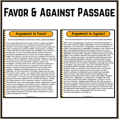 Is the increasing debt burden of low-income countries a global responsibility? | Debate Case Study Worksheet
