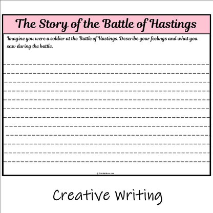 The Story of the Battle of Hastings | Main Idea and Supporting Details Reading Passage and Questions