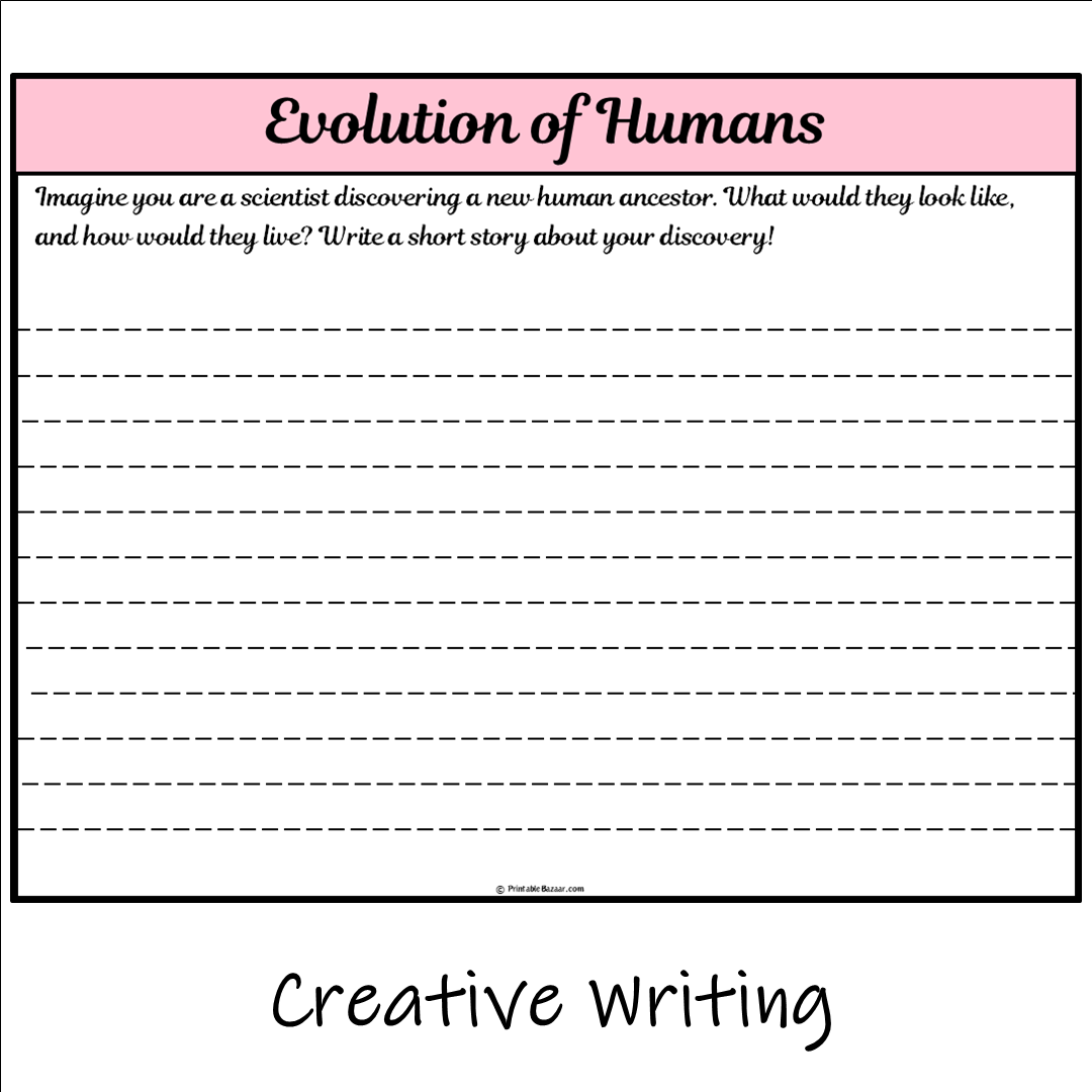 Evolution of Humans | Main Idea and Supporting Details Reading Passage and Questions