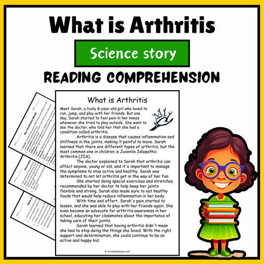 What is Arthritis | Science Story Reading Comprehension Activity