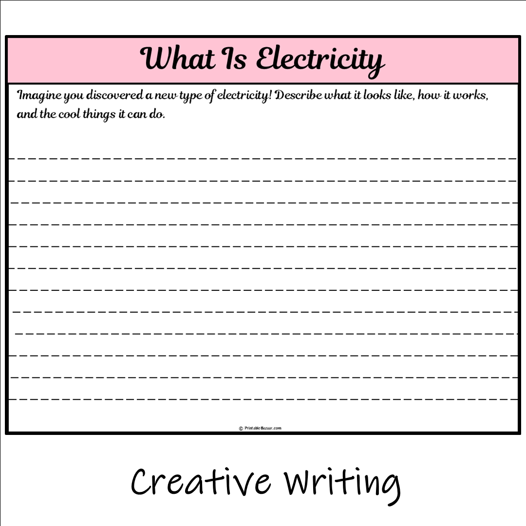 What Is Electricity | Main Idea and Supporting Details Reading Passage and Questions