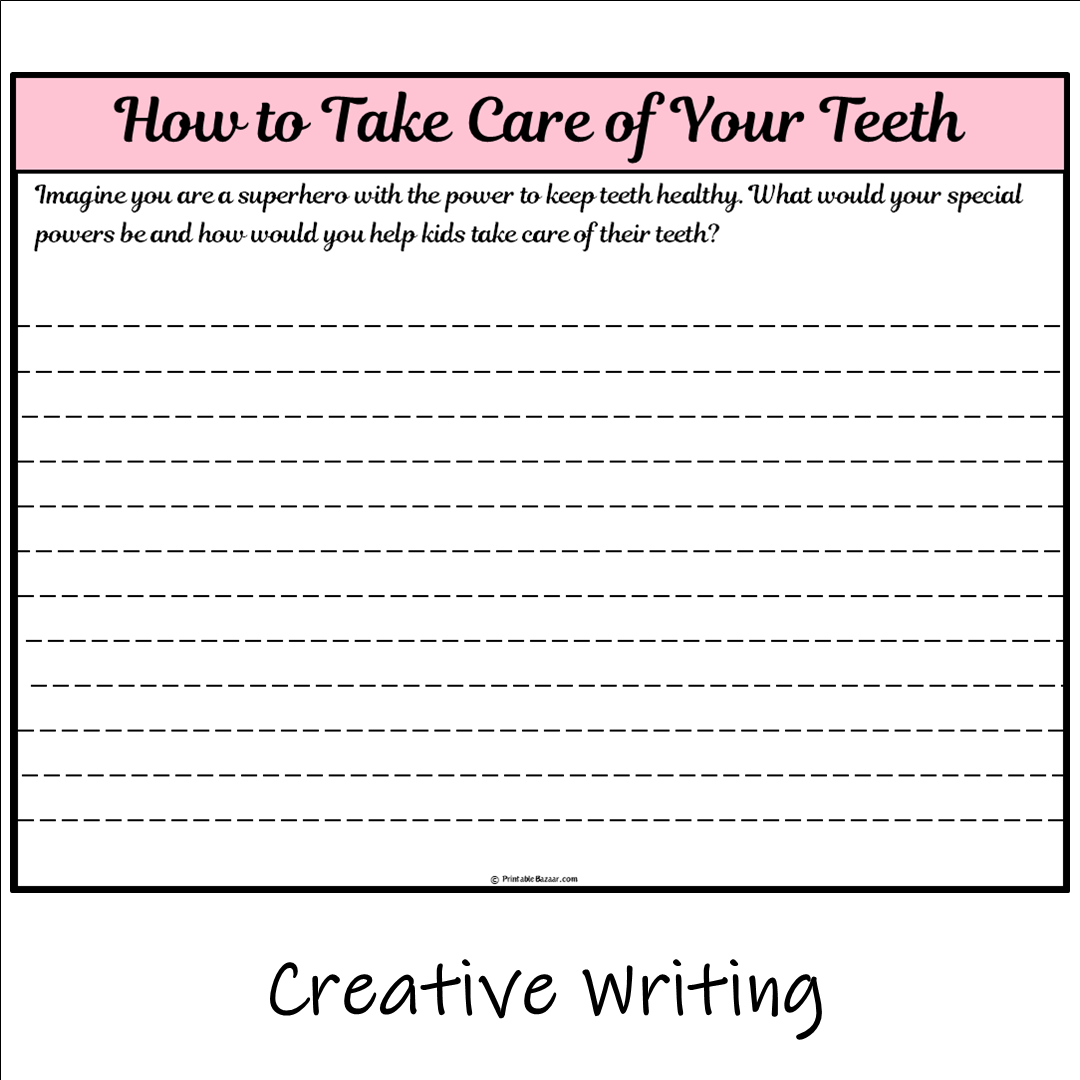 How to Take Care of Your Teeth | Main Idea and Supporting Details Reading Passage and Questions