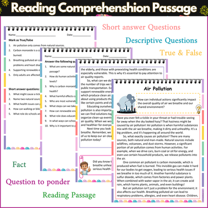 Air Pollution | Reading Comprehension Passage and Questions
