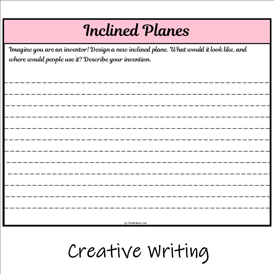 Inclined Planes | Main Idea and Supporting Details Reading Passage and Questions