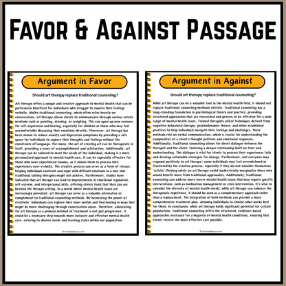 Should art therapy replace traditional counseling? | Debate Case Study Worksheet