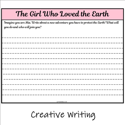 The Girl Who Loved the Earth | Main Idea and Supporting Details Reading Passage and Questions