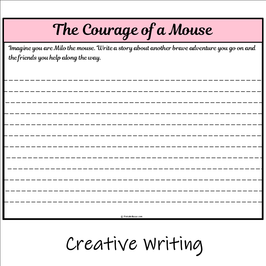 The Courage of a Mouse | Main Idea and Supporting Details Reading Passage and Questions