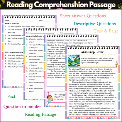 Mississippi River | Reading Comprehension Passage and Questions