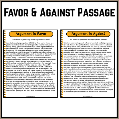 Is it ethical to genetically modify organisms for food? | Debate Case Study Worksheet