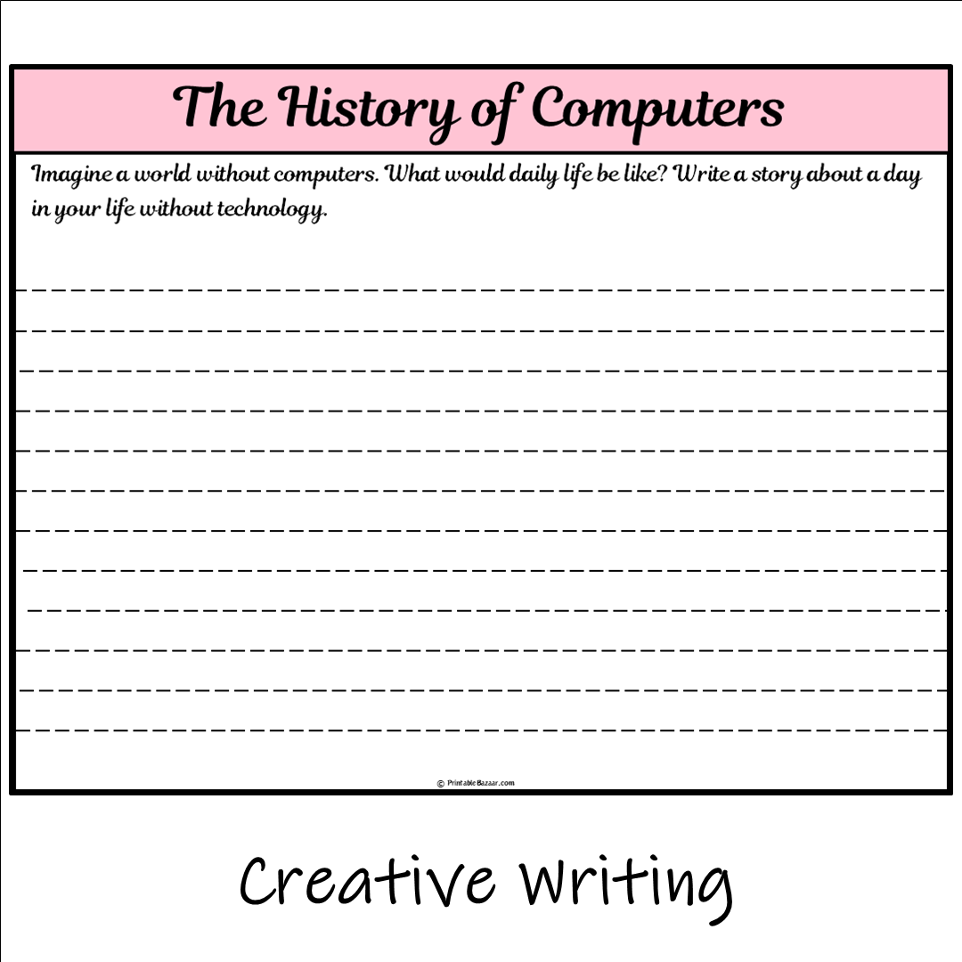 The History of Computers | Main Idea and Supporting Details Reading Passage and Questions