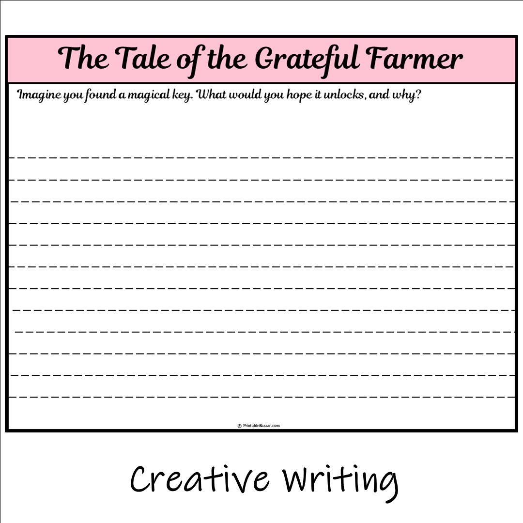 The Tale of the Grateful Farmer | Main Idea and Supporting Details Reading Passage and Questions