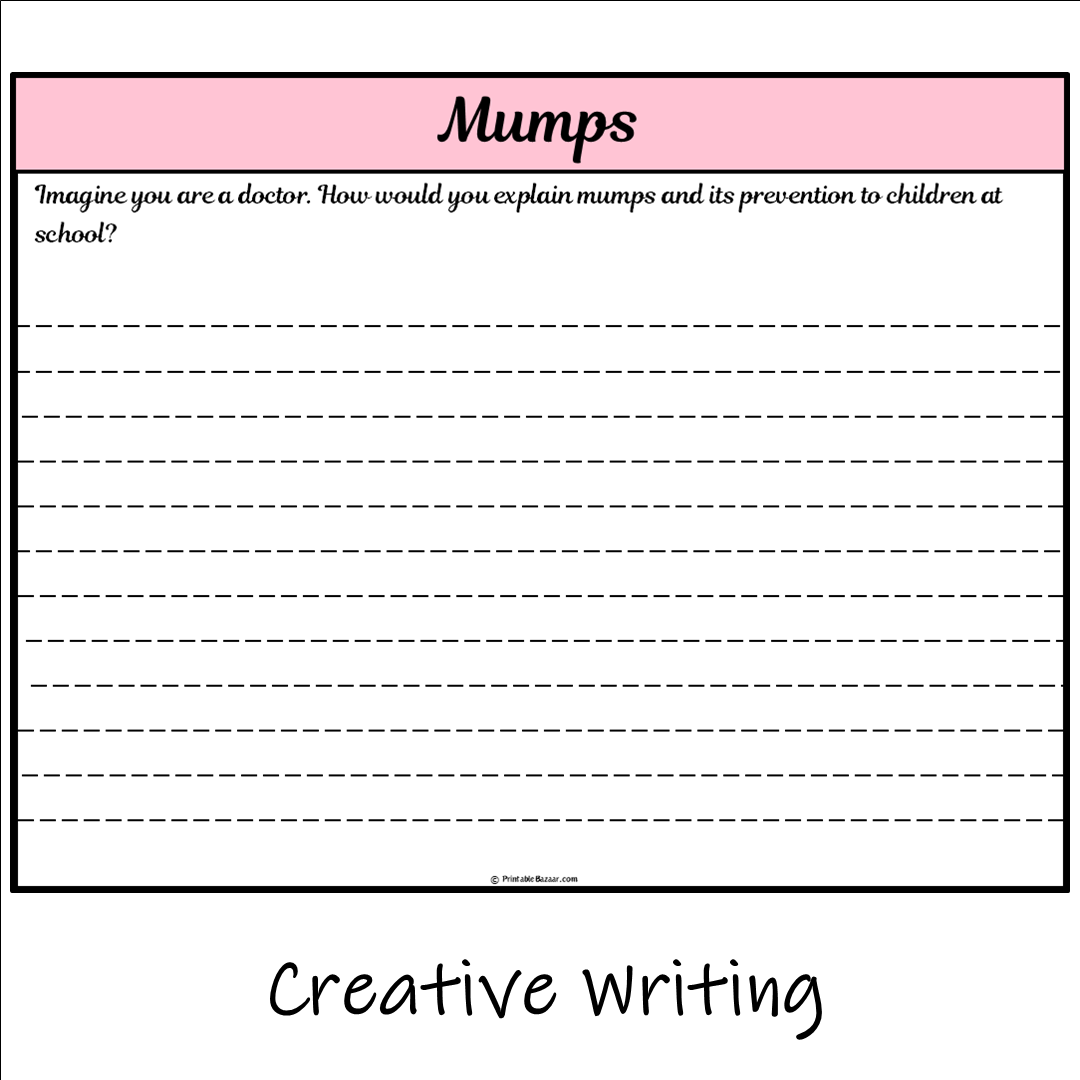 Mumps | Main Idea and Supporting Details Reading Passage and Questions