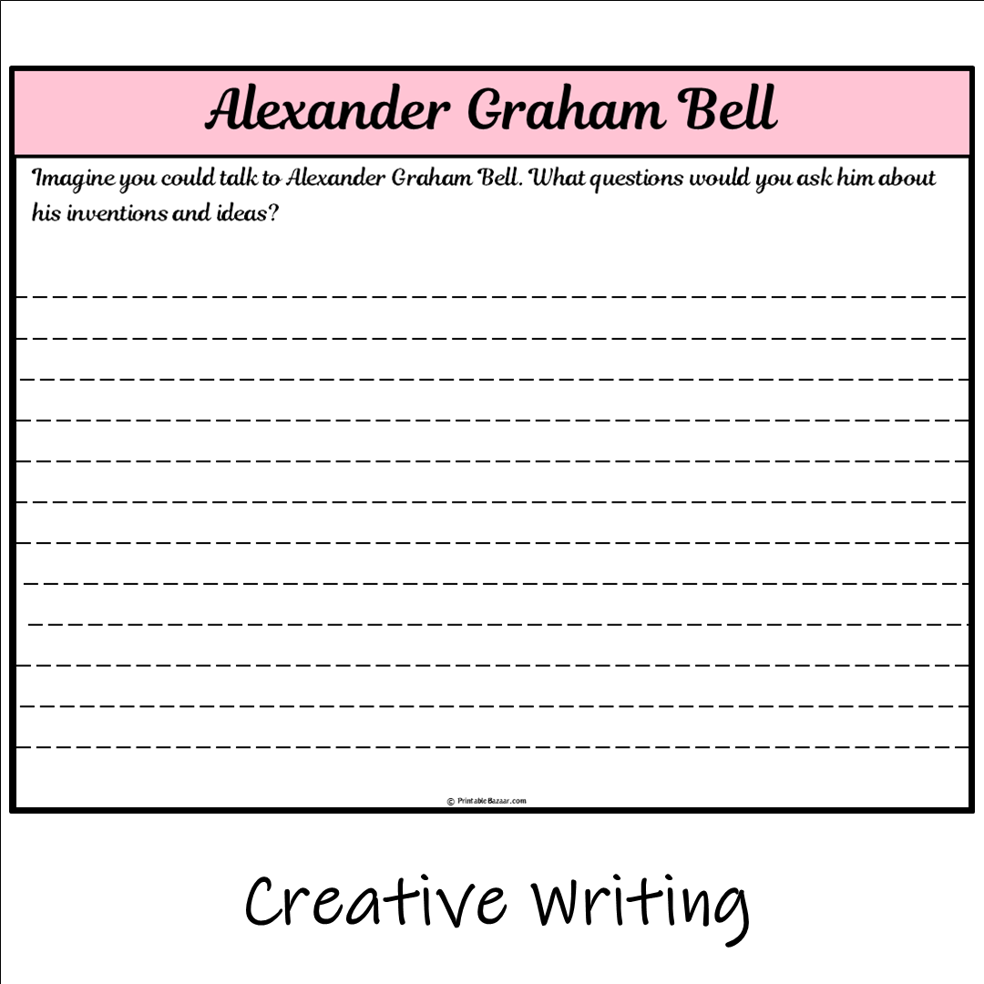 Alexander Graham Bell | Main Idea and Supporting Details Reading Passage and Questions