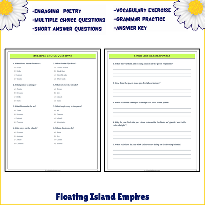 Floating Island Empires | Poem Grammar Worksheet Printable Activity