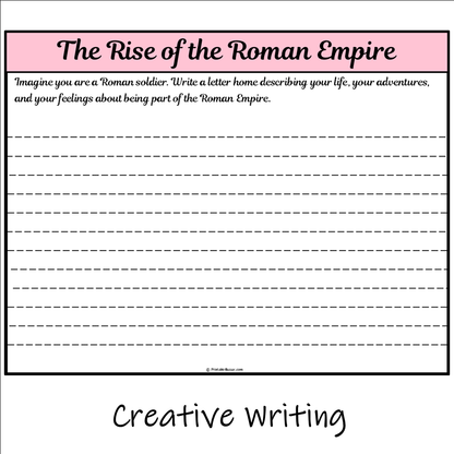 The Rise of the Roman Empire | Main Idea and Supporting Details Reading Passage and Questions
