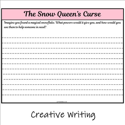 The Snow Queen’s Curse | Main Idea and Supporting Details Reading Passage and Questions