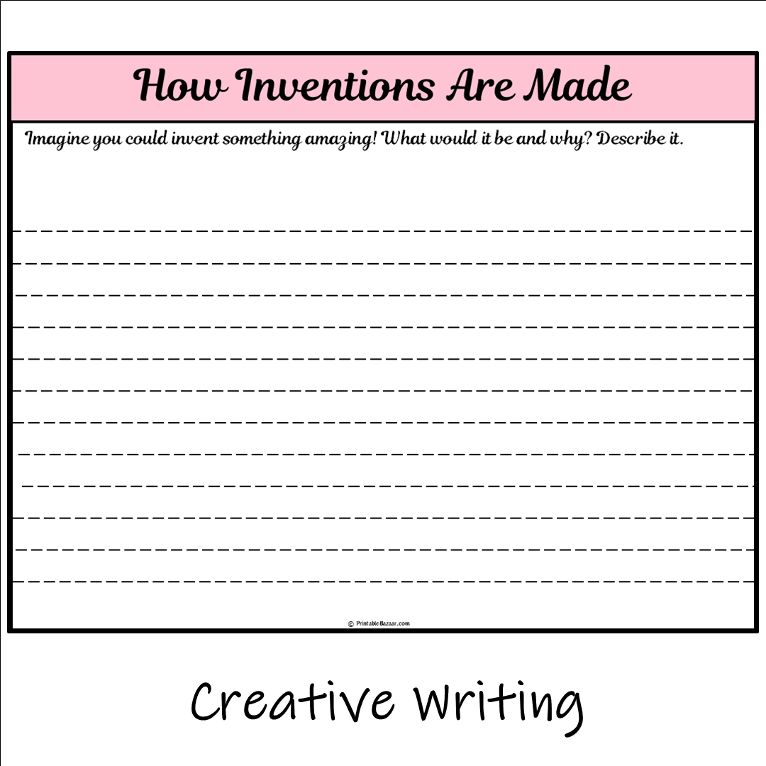 How Inventions Are Made | Main Idea and Supporting Details Reading Passage and Questions