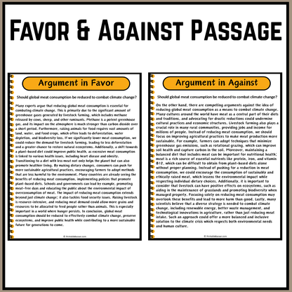 Should global meat consumption be reduced to combat climate change? | Debate Case Study Worksheet