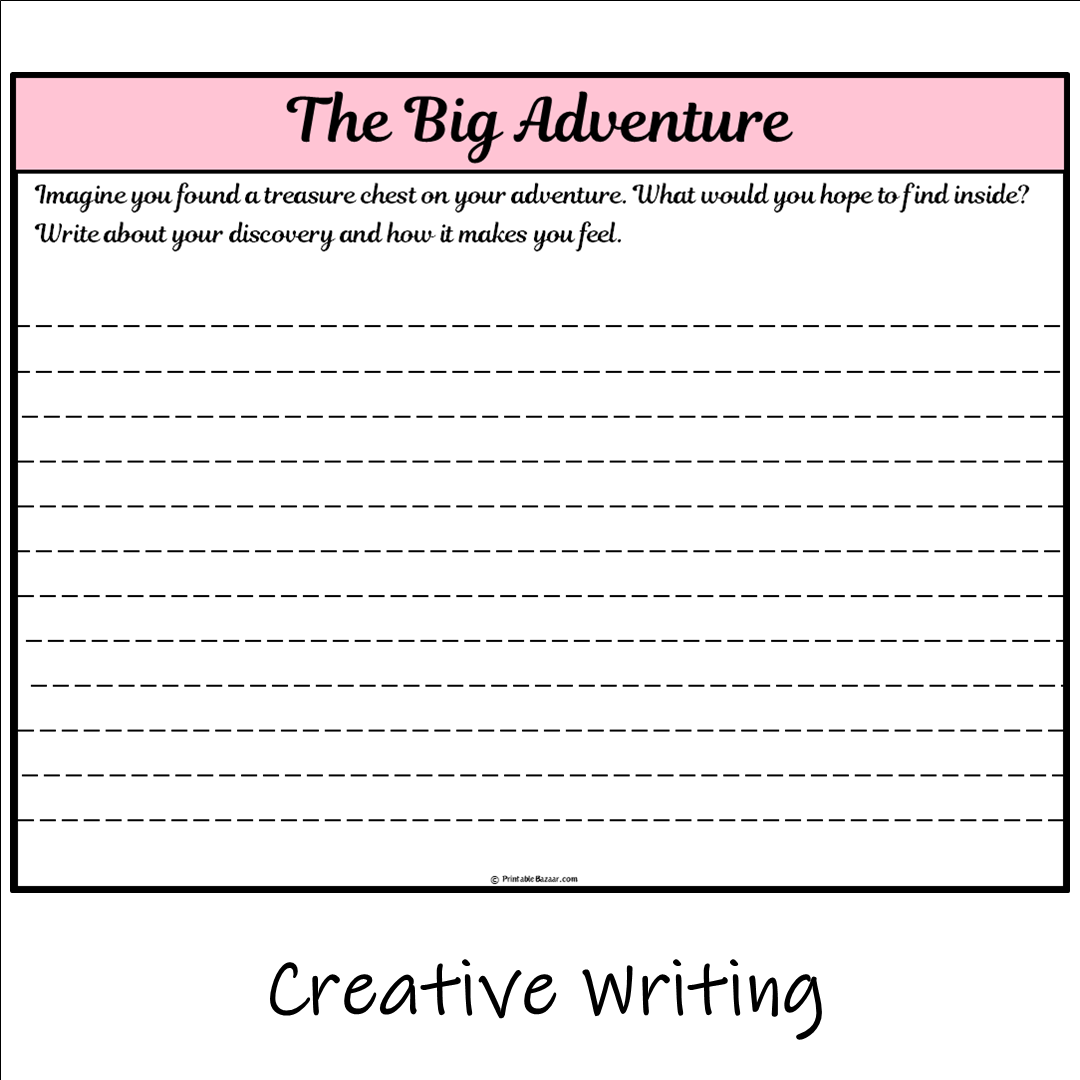 The Big Adventure | Main Idea and Supporting Details Reading Passage and Questions