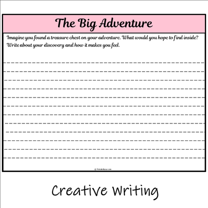 The Big Adventure | Main Idea and Supporting Details Reading Passage and Questions