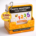 Math Mastery: The Complete Task Card Center (2000+)