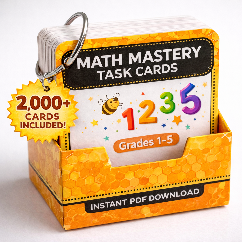Math Mastery: The Complete Task Card Center (2000+)
