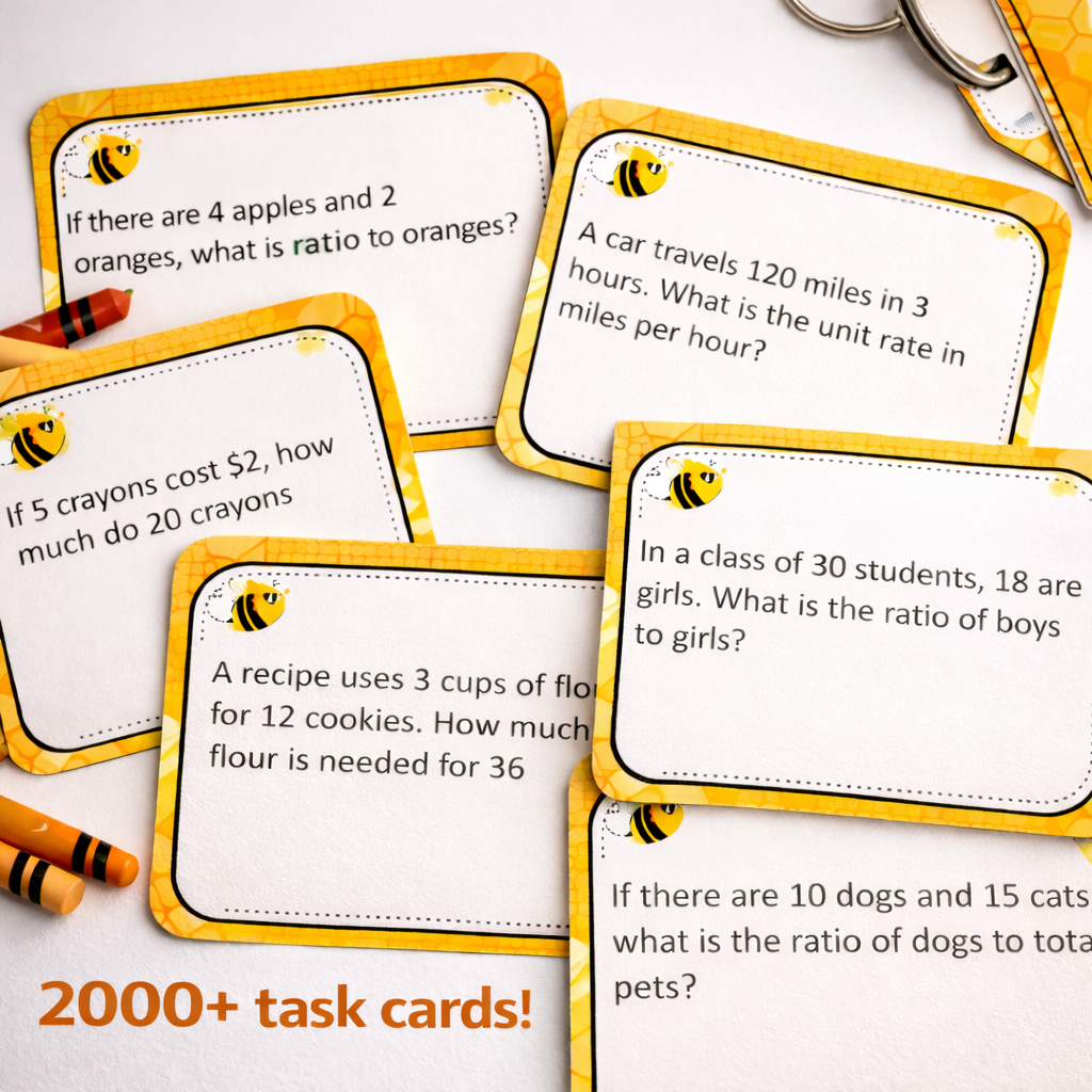 Math Mastery: The Complete Task Card Center (2000+)