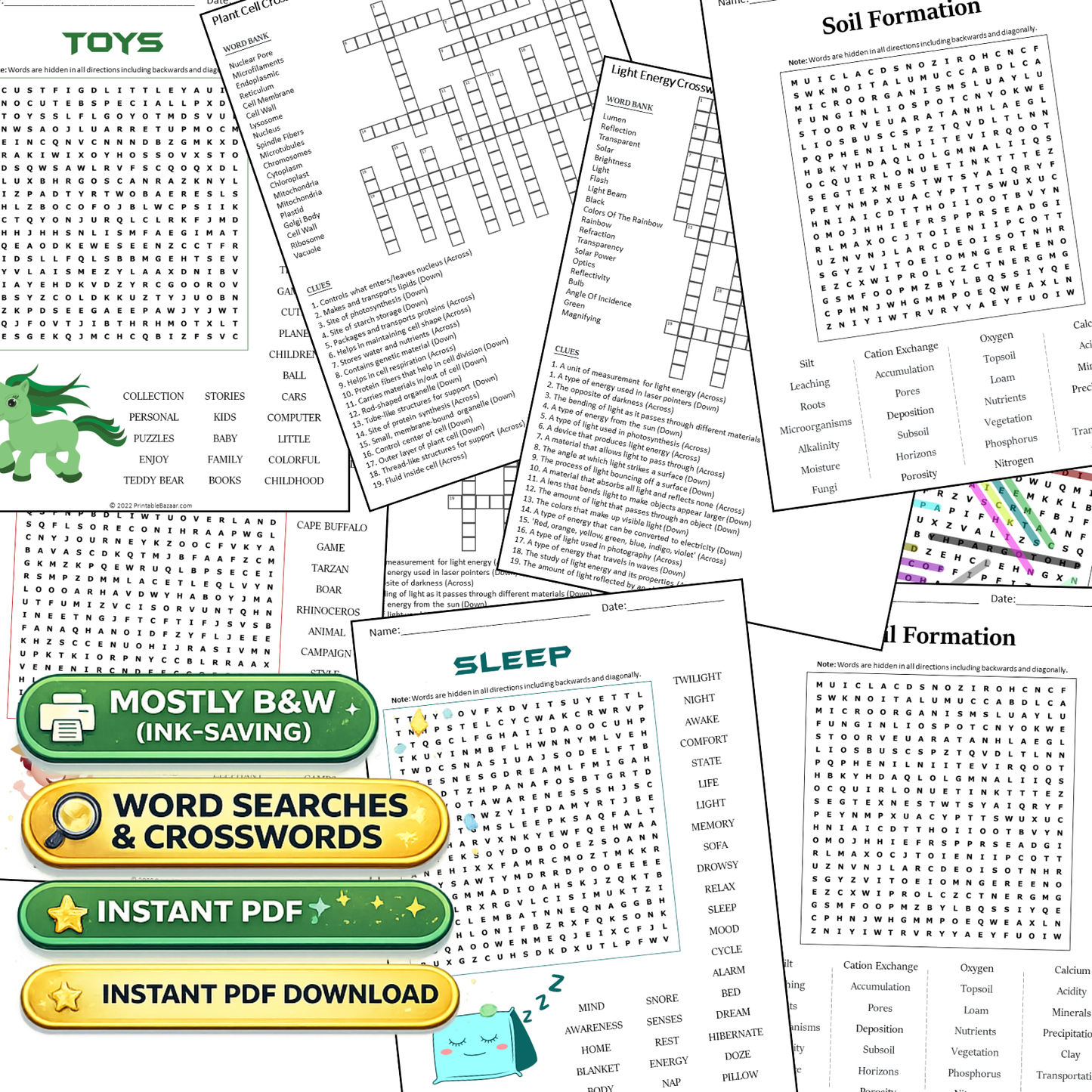 Endless Puzzles: The 2900+ Pages Early Finisher Megapack