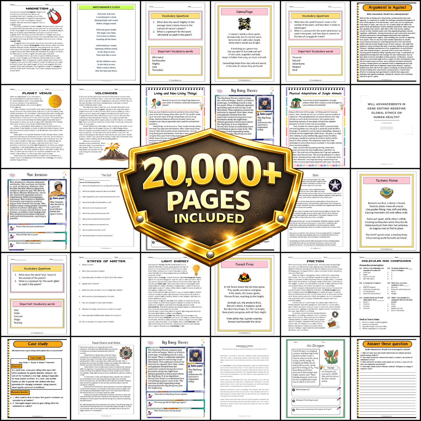 The Ultimate ELA & Reading Vault (20,000+ Pages)