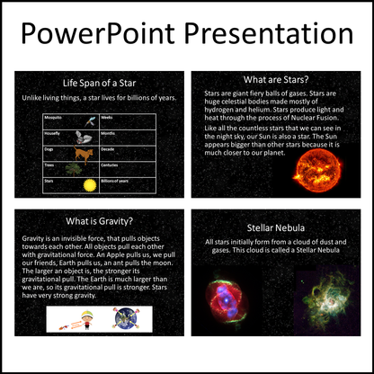 Life Cycle of Stars PowerPoint Presentation Astronomy Science Distance Learning
