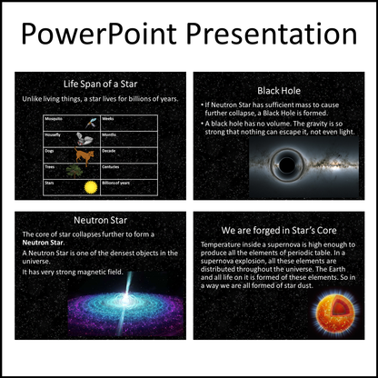Life Cycle of Stars PowerPoint Presentation Astronomy Science Distance Learning