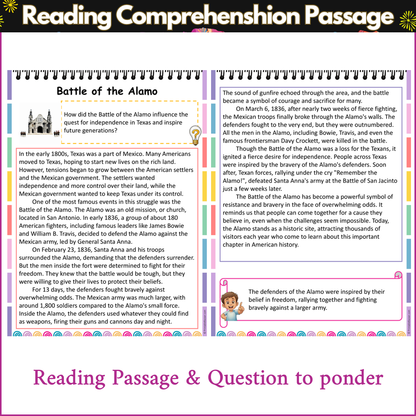 Battle of the Alamo | Reading Comprehension Passage and Questions