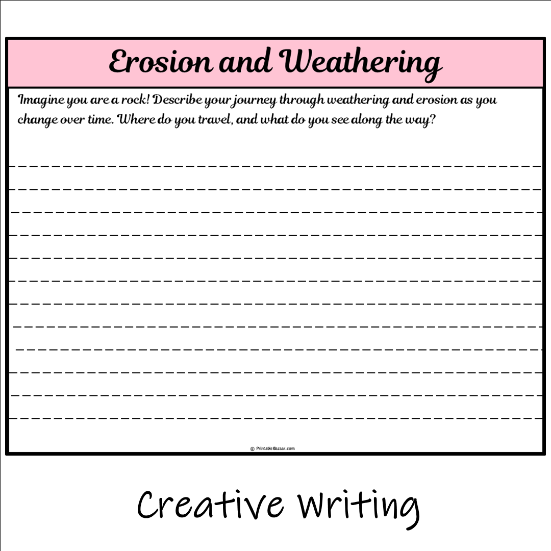 Erosion and Weathering | Main Idea and Supporting Details Reading Passage and Questions