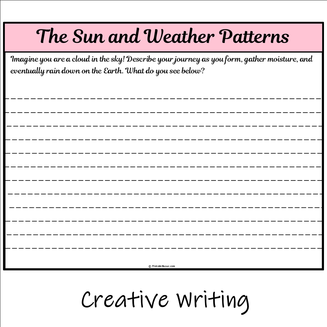 The Sun and Weather Patterns | Main Idea and Supporting Details Reading Passage and Questions