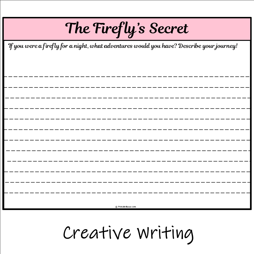 The Firefly’s Secret | Main Idea and Supporting Details Reading Passage and Questions