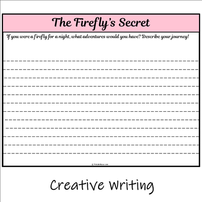 The Firefly’s Secret | Main Idea and Supporting Details Reading Passage and Questions