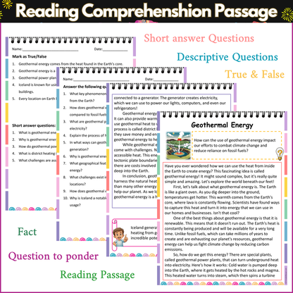Geothermal Energy | Reading Comprehension Passage and Questions